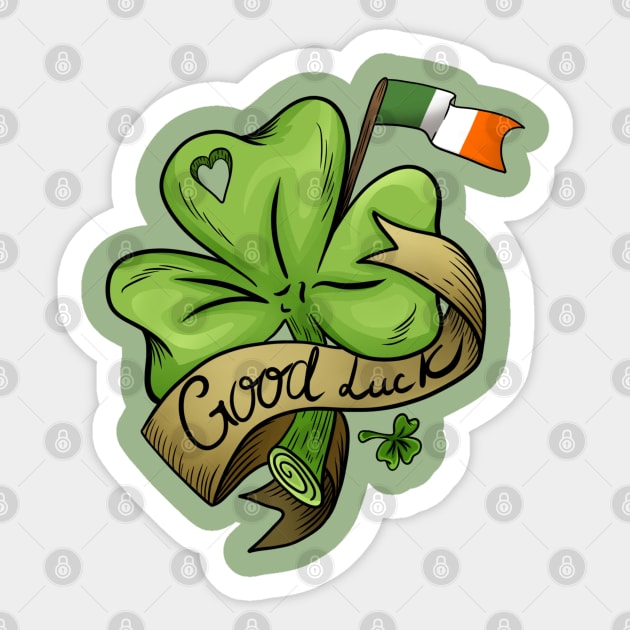 Shamrock - St.Patrick's Day Sticker by KimLeex